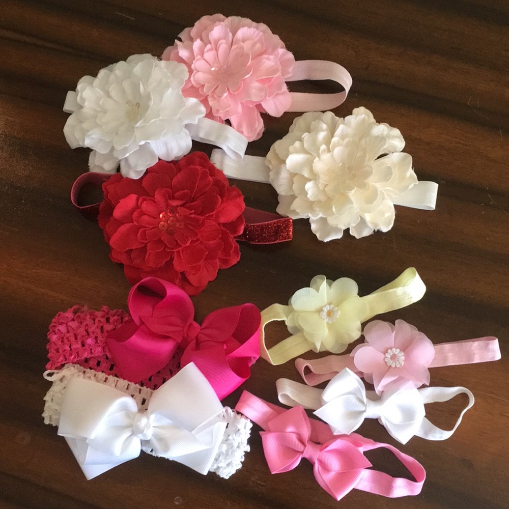 Bundle Of baby headbands